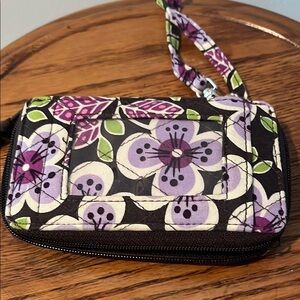 Plum Petals All-in-One Wristlet